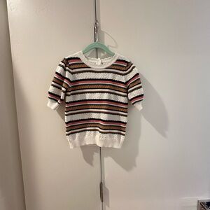 Jamie and Jack striped sweater short sleeved top— adorable!